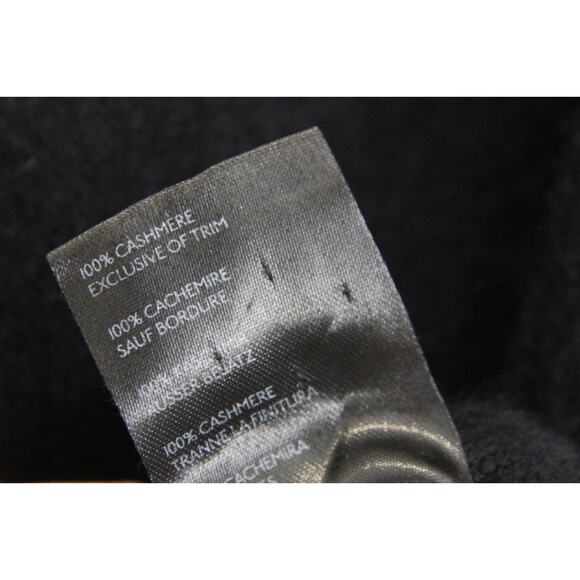 Free People Sweater 100% Cashmere Black V-Neck Crop Relaxed Pullover Size Small - Picture 5 of 5